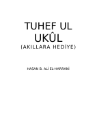 Tuhef-ul Ukul - Harrani.doc